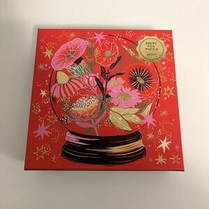 Galison Flower Gazing – 500 Piece Foil Jigsaw Puzzle NEW in sealed bag